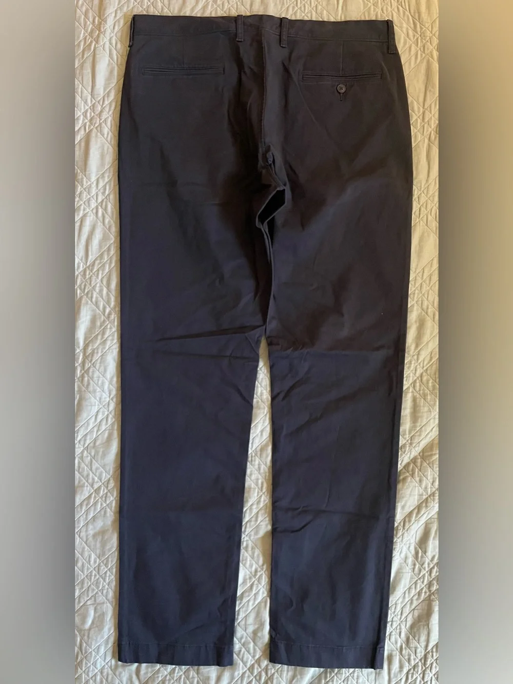 J. Crew 770m Straight-fit stretch chino pant in Navy Size 34 NWT $98 AR886